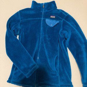 Patagonia girls full zip Re-Tool snap-t fleece jacket